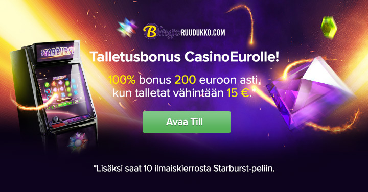 Nappaa Eksklusiivinen tarjous vain Bingoruudukon lukijoille!